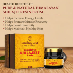 Buy Mahaguna 100% Pure Himalayan Shilajit Resin (20 gm) Online
