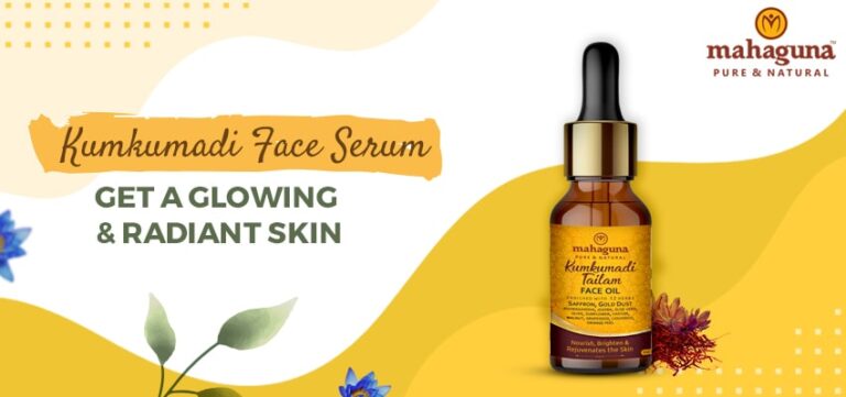 Kumkumadi Face Serum: Get A Glowing & Radiant Skin - Mahaguna